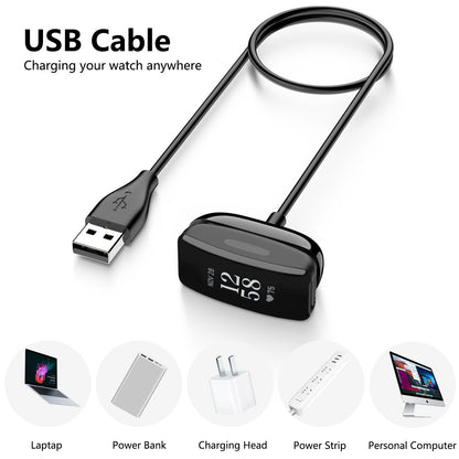 Fitbit Inspire/ACE Series USB Charger Cable - 100cm Dock Clip