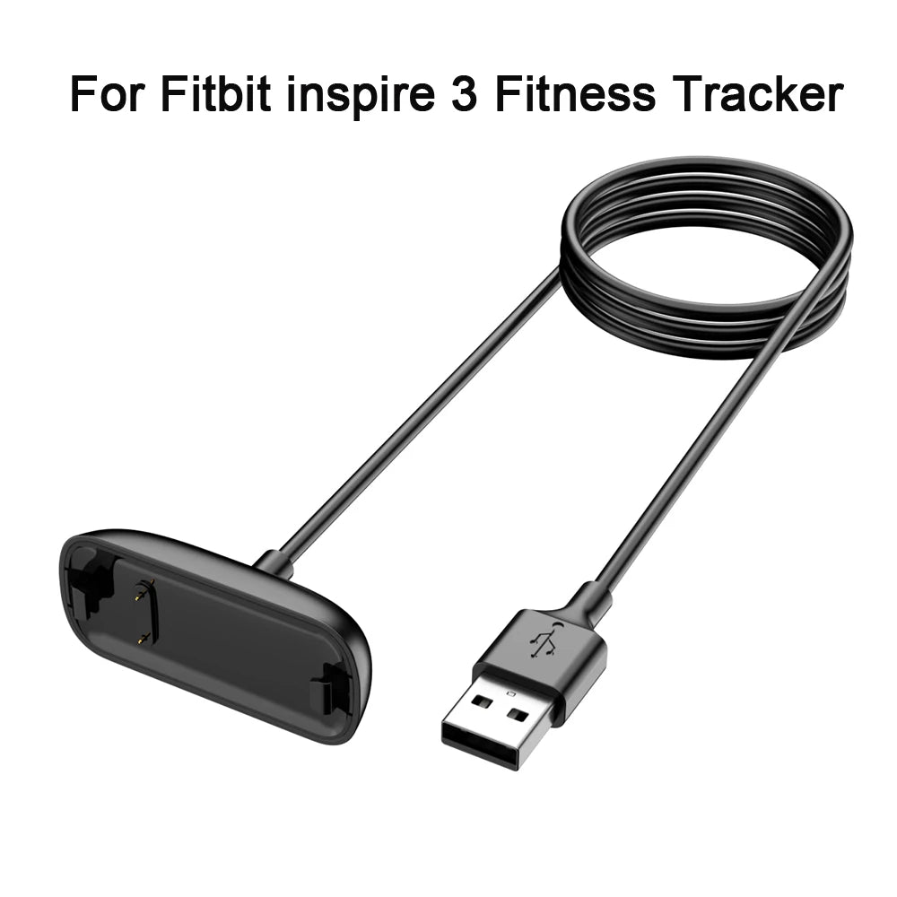 Fitbit Inspire/ACE Series USB Charger Cable - 100cm Dock Clip