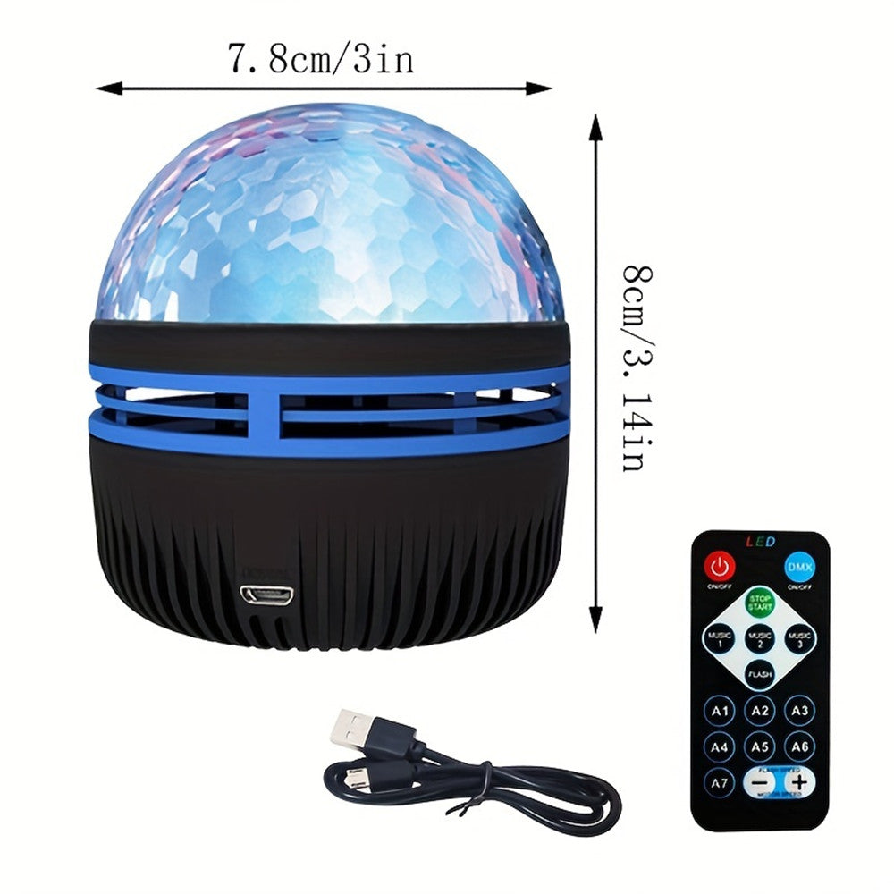 Starry Sky Projector Lamp: USB LED Aurora Night Light