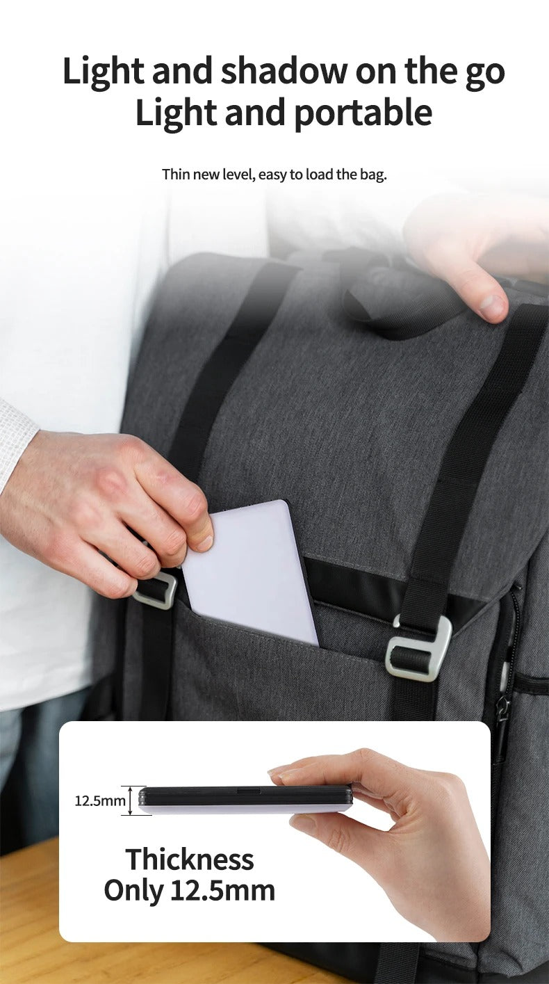 Portable RGB LED Video Light for Live Streaming and Vlogging